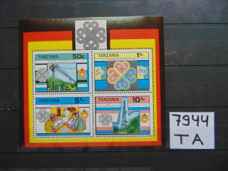 Фото марки Танзания блок 1983г **