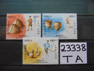 Лаос серия 2003г ** фотография марки Фото марки Лаос серия 2003г **