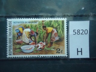 Фото марки Того 1980г **