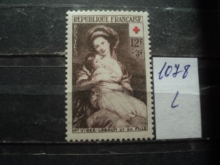 Фото марки Франция 1953г *