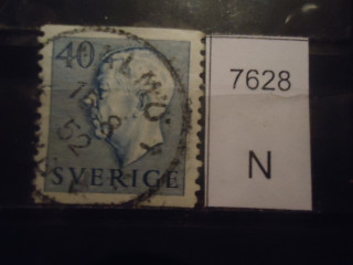 Фото марки Швеция 1954г