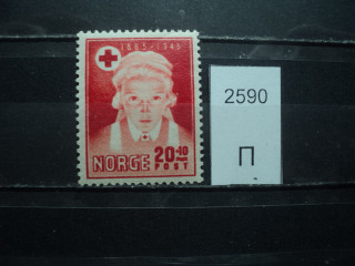 Фото марки Норвегия 1945г *
