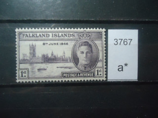 Фото марки Брит. Фалклендские острова 1946г **
