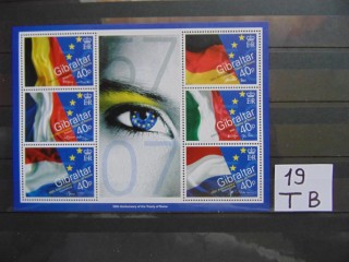 Фото марки Британский Гибралтар блок 2007г **