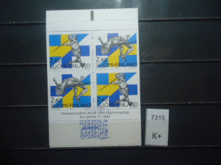 Фото марки Финляндия буклет 1984г **