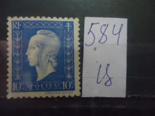 Фото марки Франция 1944-55гг **