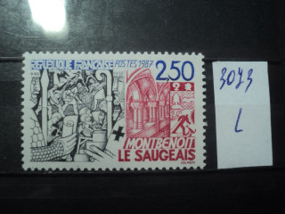 Фото марки Франция 1987г **