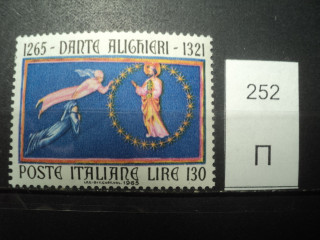 Фото марки Италия 1965г *