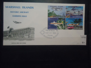 Фото марки Маршаловы острова 1986г конверт