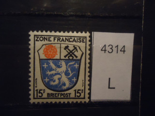 Фото марки Герман. Франц. зона 1946г **