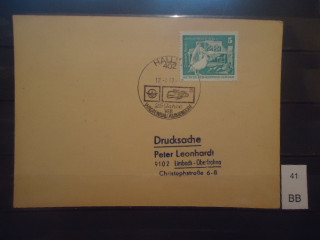 Фото марки Германия ГДР Карточка