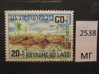 Фото марки Лаос 1966г