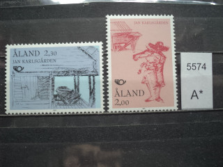Фото марки Аландские острова серия 1993г **