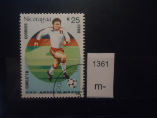 Фото марки Никарагуа 1988г