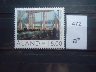 Фото марки Аландские острова 1991г **