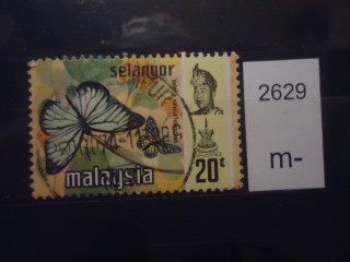 Фото марки Малайзия шт Селангор 1971г
