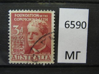 Фото марки Австралия 1950г