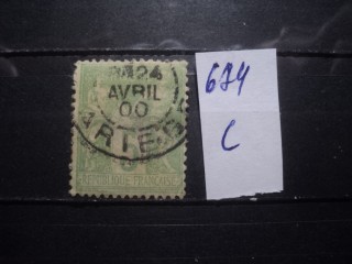 Фото марки Франция 1876г /Тип 1/