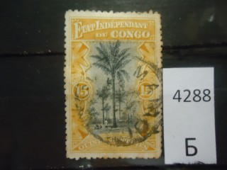 Фото марки Бельг. Конго 1909г