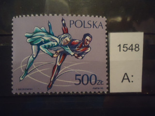 Фото марки Польша 1990г **
