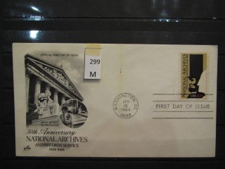 Фото марки США 1984г FDC (первый день гашения)