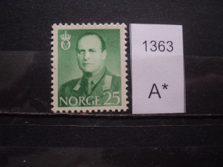 Фото марки Норвегия 1958г **