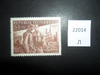 Фото марки Австрия 1955г *