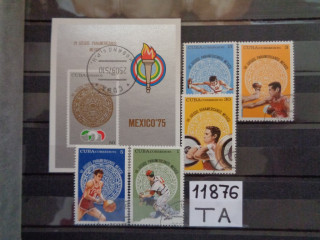 Фото марки Куба серия+блок 1975г