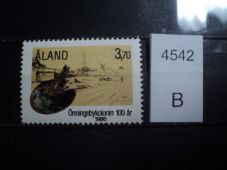 Фото марки Аландские острова 1986г **