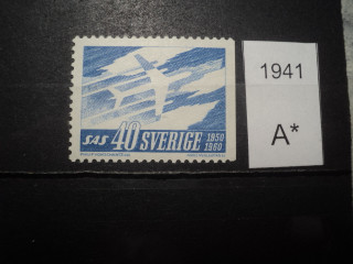 Фото марки Швеция 1960г **