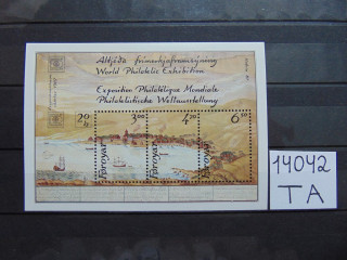 Фото марки Форерские Острова блок 1987г **
