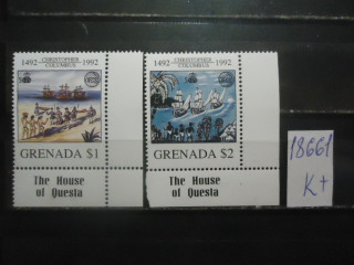 Фото марки Брит. Гренада 1992г (Колумб) **