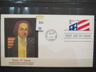 Фото марки США 1991г FDC (первый день гашения)