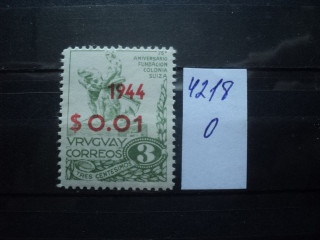 Фото марки Уругвай 1944г **