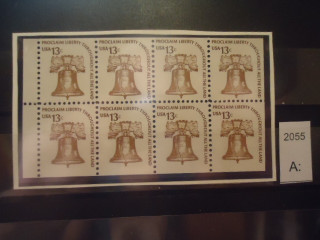 Фото марки США 1975г сцепка **