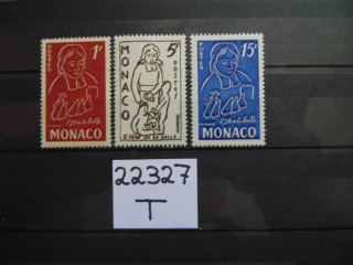 Фото марки Монако серия 1954г **
