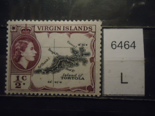 Фото марки Брит. Виргинские острова 1956г **