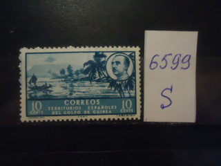 Фото марки Испанская Гвинея 1948г **
