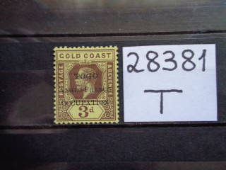 Фото марки Британский Золотой Берег 1916г *