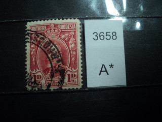 Фото марки Брит. Южная Родезия 1931г