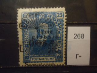 Фото марки Итал. Фиуме 1921г надпечатка