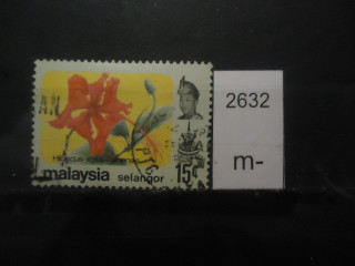 Фото марки Малайзия шт Селангор 1979г