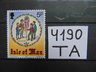 Фото марки Британский остров Мэн марка 1978г **
