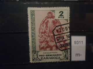 Фото марки Испания Сарагоса 1944г