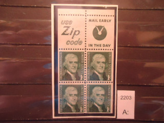 Фото марки США 1970-71гг сцепка с купоном **