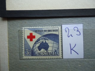 Фото марки Австралия 1954г *
