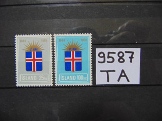 Фото марки Исландия серия 1969г **