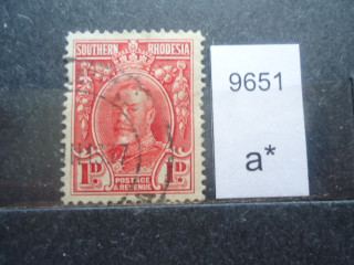 Фото марки Брит. Южная Родезия 1931г