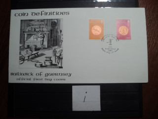 Фото марки Брит. Герсей 1980г конверт FDC