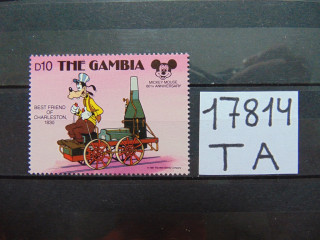 Фото марки Гамбия 1987г **